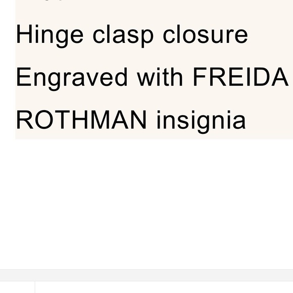 Freida Rothman signature textured hinged bangle new - Picture 9 of 12